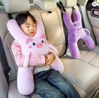 [[Rosa]] Almohada de viaje infantil, personaje cerdito